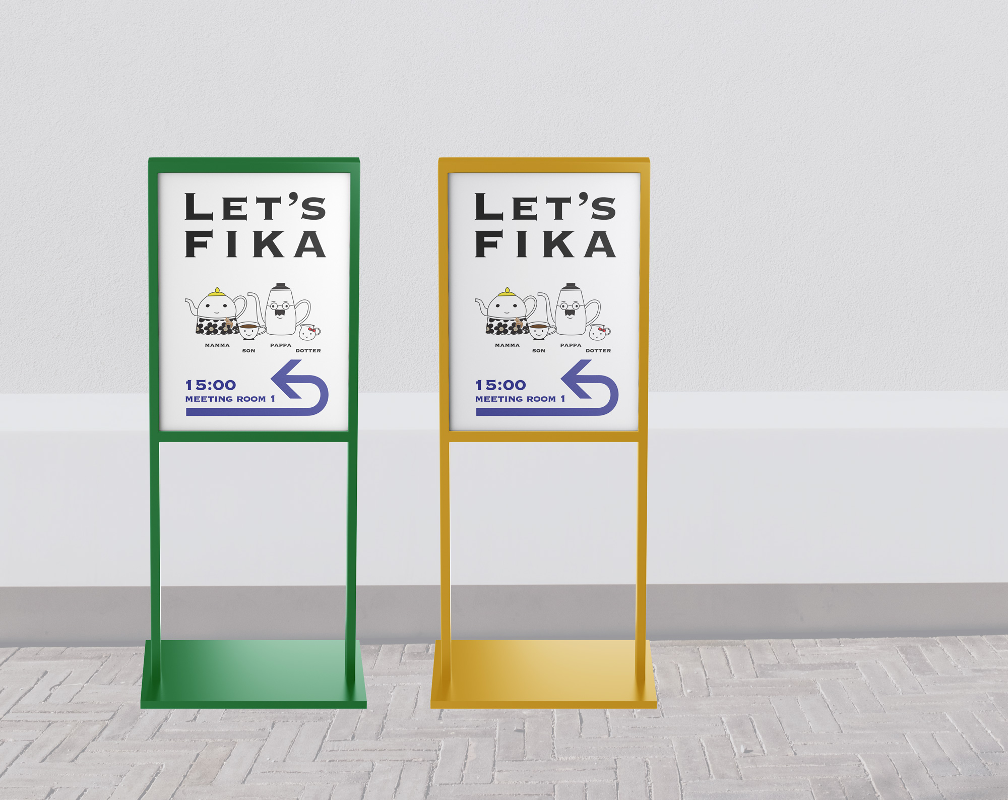 Character Design Familjen-Fika Illustration for Portfolio-04