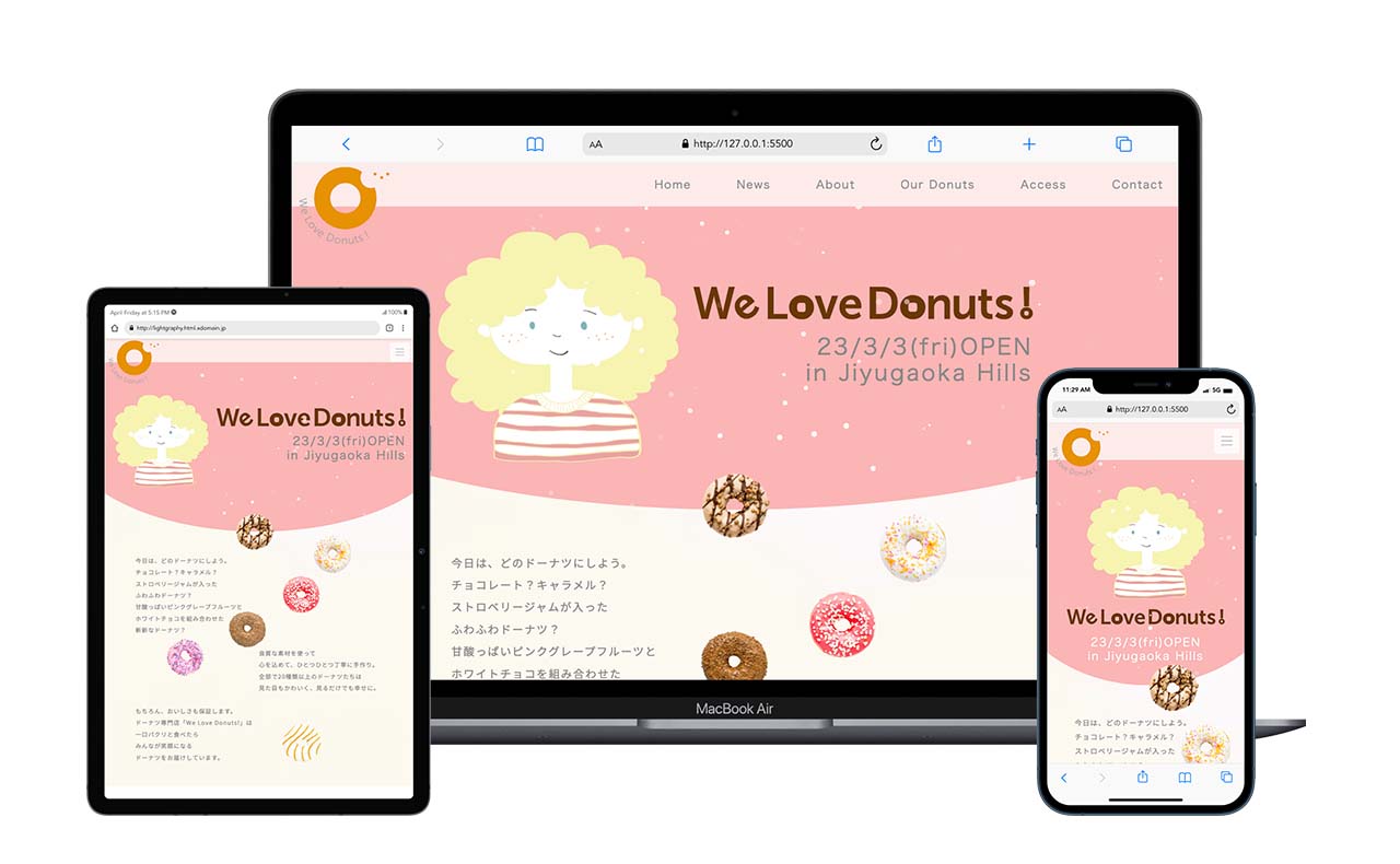 Responsible Web Design We Love Donuts for Portfolio-01