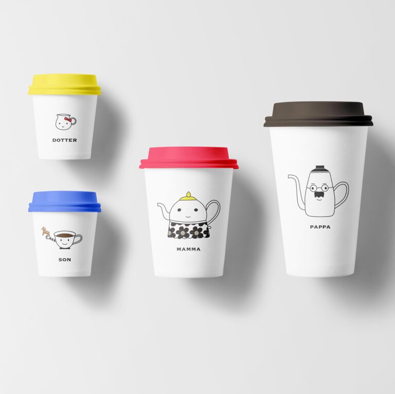 Character Design Familjen-Fika Illustration for Portfolio-S